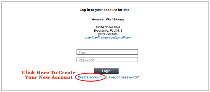 Account Manager Login Screen